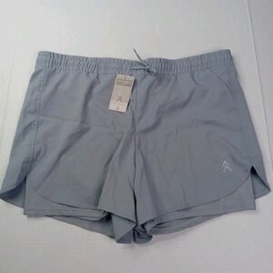Pine Trails Performance Shorts Women's Size 2X Gray 2-in-1 Reflective Logo